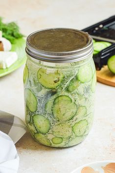 Sometimes you just need to eat an entire cucumber. This is my take on the viral cucumber salad recipe that is very simple to make and keep. It is easily customizable and pairs as a salad/side dish for any meal. Cucumber Pickle Salad, Cucumber In A Jar Recipes, Mason Jar Cucumber Salad, Viral Cucumber Salad In A Jar, Cucumber Mason Jar Salad, Shaken Cucumber Salad, Cucumber Jar Recipes, Cucumber Salad In A Jar, Tiktok Cucumber