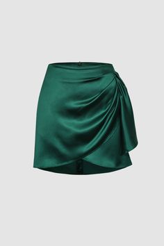 Satin Wrap Mini Skirt – Micas Mini Skirt Black, Media Screen, Wrap Mini Skirt, Trendy Skirts, Cute Crop Tops, Skirts Online, Satin Skirt, List Style, Womens Size Chart