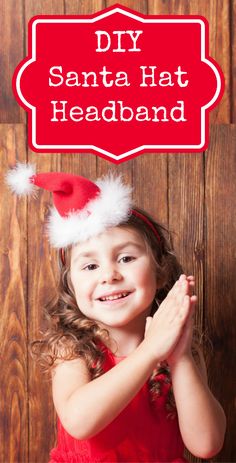 Diy Christmas Hats, Diy Santa Hat, Christmas Headwear, Popsicle Stick Christmas Crafts, Christmas Party Decorations Diy, Easy Holiday Crafts, Christmas Headbands, Upcycled Christmas