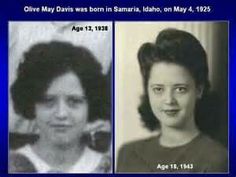 an old photo of a woman before and after she was born in san antonio, may 4, 1953