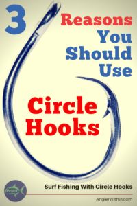 three circular hooks with the words 3 reason you should use to hook up your fishing rods