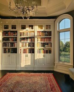 a living room filled with lots of books