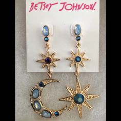 Beautiful Piece. One Of My Favorites Fashion Designer. Dangly Gummy Bear Earrings Betsey Johnson, Betsey Johnson Earrings Betsey Johnson, Betsey Johnson Bracelet, Blue By Betsey Johnson, Betsey Johnson Earrings, Betsey Johnson Necklace, Betsey Johnson Jewelry, Betsy Johnson, White Silver