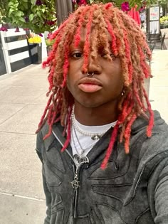 Alt Dreadlock Hairstyles, Work Outfit Man, Mullet Dreadlocks, Dread Mullet, Dreadlock Mullet, Mens Fashion Office, Loc Mullet, Emo Dreadhead, Dreads Dyed