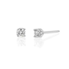 Your new favorite everyday studs! We have designed the settings to allow maximum amount of light and reflection so your gemstones glisten and have full luster. So comfortable you will never need to remove them. Comes in 3 sizes:

Small: 2.0mm Gemstone
Medium: 2.8mm Gemstone
Large: 3.3mm Gemstone
High Quality Natural Gemstone

Solid 14K Gold
Lifetime Guarantee
Made in Los Angeles Earring Hole, White Gold Solitaire, Solitaire Studs, Meaningful Jewelry, Everyday Earrings, Diamond Drop Earrings, Diamond Gemstone, Chain Link Bracelet, Shop Earrings