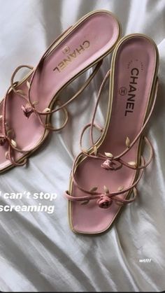 Feminine Aesthetic Pink, Rose Heels, Chanel Rose, Chanel Heels, Lifestyle Content Creator, Dr Shoes, Quoi Porter, Shoes Heels Classy, Designer Shoe