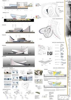 an image of various architectural drawings and diagrams