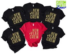 New Year Crew Shirts, Hello 2025 T-Shirt, Christmas Crew Shirt, Happy New Year, New Years Group Gift Shirts, Christmas Family Matching Tees 🎁 Enjoy your shopping ! Need custom made shirts? Don't hesitate to message us! Thanks for your support! CustomShirtsZone_ Family ✨There are all sizes in the dropdown menu. These designs are for both kids and adults. Please make sure you purchased the correct size. ----- How To Order ----- 1-) Please, check and review all the photos. 2-) Choose your t-shirt size and color. *Different styles of shirts may have different shades of same color choice due to different manufacturer brands. *For this reason, we recommend you to match shirts from the same styles if you want precisely matching colors (ex. Unisex, V-necks, Toddler, etc.). 3-) Click add to cart. Hello 2025, New Years Shirts, Custom Made Shirts, Group Gifts, Matching Tees, Matching Colors, Christmas Family, Crew Shirt, Family Matching