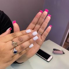 Short Nail Ideas Acrylic Square Simple, Short Nail Set Ideas Simple, Short Full Set Nails Acrylics, Medium Nails Ideas, Strawberry Nail, Milky Nails, Special Nails, Pink Bottoms