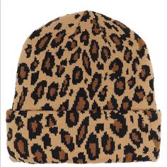 New Cheetah Print Beanie Unisex Adult Size- One Size No Flaws And Fits True To Size Material: 100% Acrylic. Double Layer Knit. Features: Slouchy Knit Beanie In Basic Leopard Pattern Featuring Cuffed Hem Warm & Soft Size:One Size Fits Most,One Size (Strectch Fit, 21.65-23.6"Inch Leopard Print Beanie, January Jones, Sweetheart Neckline Dress, Ski Cap, Hip Hop Cap, Winter Hats For Men, Future Style, Hat Print, Cuffed Beanie