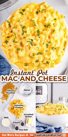 instant pot macaroni and cheese recipe