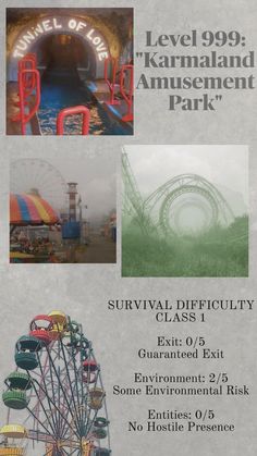 an advertisement for the carnival park