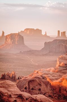 the desert is full of rock formations and deserts