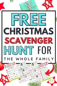 free christmas scavenger hunt for the whole family