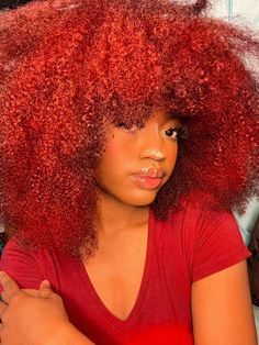 Beautiful Curly Hair, Curly Hair, Hair Inspiration, Black Women, Dye