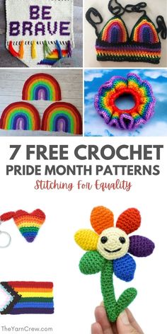 the 7 free crochet pattern is featured in this article, which shows how to make