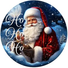 Christmas Fair Ideas, Merry Christmas Santa Claus, Xmas Sticker, Christmas Santas, Christmas Cake Topper, Santa Wreath, Kris Kringle