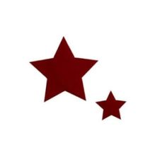 three red stars on a white background