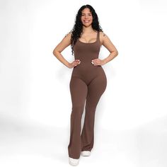 Material: Milk Silk & Mesh. 71-80% polyester & spandex.Feature: Solid Color U-Neck Backless Shaping High Waisted Jumpsuit.Style: Outdoor sport Jumpsuit Style, Big Promotion, Milk Silk, U Neck, Polyester Spandex, Brown And Grey, Jumpsuit Romper, Black And Brown, Promotion