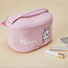 New In Sealed Package /New With Tags Disney’s The Aristocats Marie Makeup Bag Pink Bucket Style Makeup Bag Pink Bow Zipper Zip Top Closure Top Handle Pink Makeup Bag Measurements In Photos Disney Makeup Bag, Stitches Makeup, Makeup Bag Pink, Aristocats Marie, Pink Makeup Bag, The Aristocats, Marie Aristocats, Pink Cosmetics, Disney Makeup