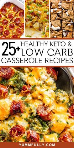 25 healthy keto and low carb casserole recipes