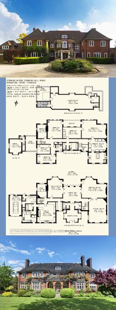 two story house plans with large windows and lots of room