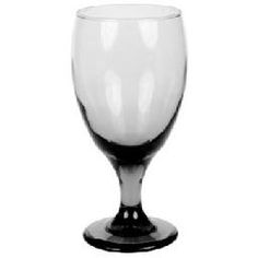 an empty wine glass on a white background