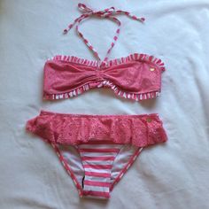 Brand New With Tag Juicy Couture Swimwear, 2000s Bathing Suits, 2000s Swimsuit, Swimsuit Y2k, Eileen Kelly, Coquette Princess, Pretty Swimsuits, Healthy Journey, Swimming Costumes