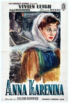 an italian movie poster for the film annna karrenna, starring actress julia divivier