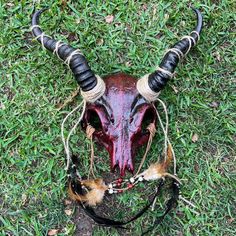 This Beautiful Masquerade Party Mask Is Made Of 100% Finest Quality And Hand-Painted Craftsmanship. Occasion: Great For Halloween, Day Of The Dead, Masquerade Party, And More. Color: Black Red How It Made: Made Of High-Quality Plastic, Then Hand-Painted And Decorated With Feather, Lace, Glitter, Spike. Size Measurement: Most Of Our Masks Are 6-7 Inches Wide And One Size Fits All. Demon Goat, Masquerade Party Mask, Lucky The Leprechaun, Huge Spiders, Red Demon, Ghost Face Mask, Goat Skull, Party Mask, Black Costume