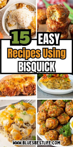 A collection of bisquick recipes. Bisquick Recipes Dinner, Bisquick Recipes Breakfast, Recipes Biscuits