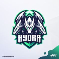 the logo for a sports team with an image of a wolf's head on it