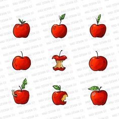 an image of apples with different shapes and sizes