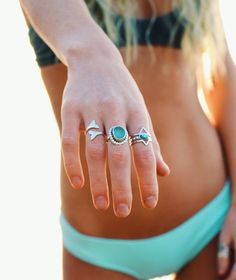 Betty Belts Jewelry, Betty Belts Rings, Beachy Fits, Betty Belts, Jewelry Content, Hand Jewelry Rings, Cute Ear Piercings