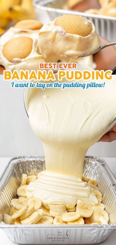 Banana Pudding Recipe Best Ever Banana Pudding, French Pudding, Best Banana Pudding Recipe, The Best Banana Pudding, Banana Dessert Recipes, Best Banana Pudding, Banana Dessert