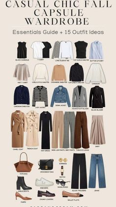 Fall Outfits Staples, Autumn 2024 Work Outfits, Classic And Natural Style, Chic Casual Shoes, Woman Autumn Outfits, Minimalist Office Wardrobe Women, Fall Clothes Shopping List, Fall Outfits Women Basic, Fall And Winter Staples