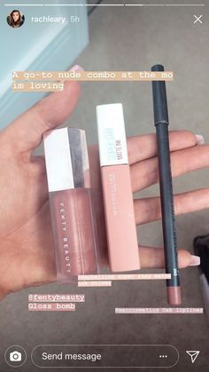 Fenty Beauty Lipstick, Lipstick Combos, Lip Combos, Makeup Accesories, Makeup Artist Tips, Makeup Needs