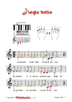 a sheet with music notes and fingers on it