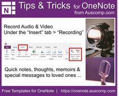 a microphone with the words tips and tricks for one note