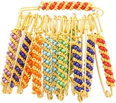 Trending Designer Bridal Safety Pins For Modern Brides Bride Dupatta, Bridal Trends, Bridal Dupatta, Royal Brides, Ivory Bridal, Wedding Function, Emergency Kit, Bridal Saree