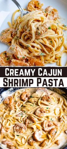 creamy cajun shrimp pasta is an easy and delicious dinner that's ready in less than 30 minutes