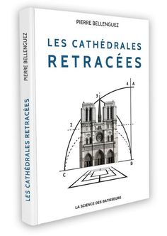 the book cover for les cathedrales retraces, with an image of a building in