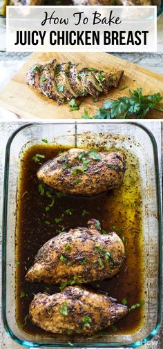 how to bake juicy chicken breast in the oven