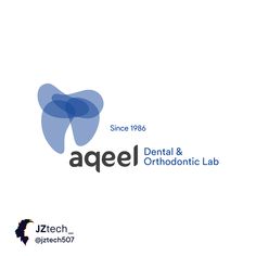 the logo for dental and orthodmic lab, which is also used to help people