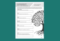 A tree of life symbolizes your life and various elements that make it up from your past, present, and future. Our tree of life worksheet will help you discover aspects of yourself that were shaped by your past and also help you create the kind of person you want to be in the future.  Our Narrative Therapy Tree of Life Worksheet PDF (Editable, Fillable, Printable) is perfect for counselors, psychologists, psychiatrists, social workers, therapists, and other mental health professionals.  This Tree of Life Worksheet PDF can be downloaded and used with all your clients, giving them the ability to fill it out on a digital device or print it out. This template is part of the Narrative Therapy Bundle Tree Of Life Narrative Therapy, Printable Tree, About Me Activities, Social Worker