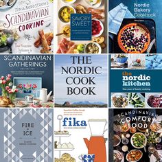 there are many books about nordic cookbooks on this page, including one for the scandinavian cookbook series