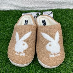 Brand New With Tags. Unisex. Bunny Slippers, Playboy Bunny, White Men, Flip Flop Sandals, 9 And 10, Memory Foam, Flip Flops, Shoes Sandals, Men's Shoes