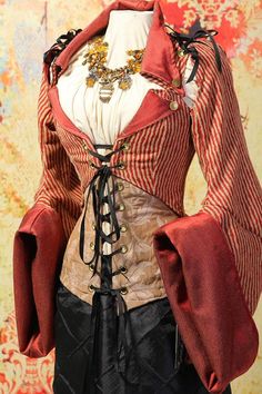 Tails Costume, Pirate Coat, Circus Ring, Coat Tails, Ring Leader, Damsel In This Dress, Steampunk Pirate, Pirate Fashion, Corset Waist