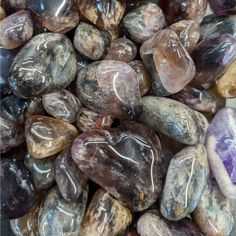 Polished Super 7 Tumbled Stones in gray High Vibrational Energy, High Vibrational, Vibrational Energy, Spiritual Practices, Smoky Quartz, Tumbling, Clear Quartz, Amethyst, Energy