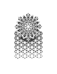 an intricately designed paper cutting pattern